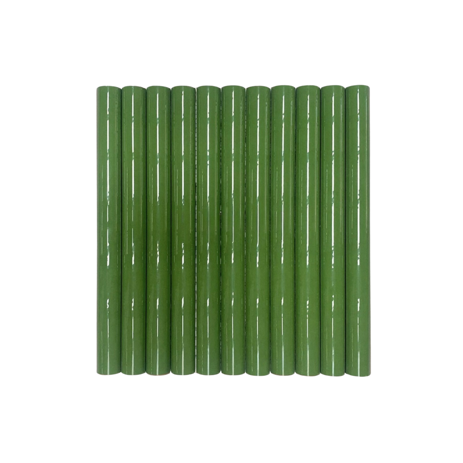 โมเสค TIMELESS TILES รุ่น LONN 29X30 ซม. สีเขียว MOSS GREEN โมเสคแท่งทรงโค้งครึ่งวงกลม